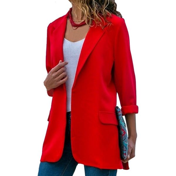 women's jackets oeak autumn slim fit women pockets office work jacket coat elegant lady chaquetas mujer invierno 2021, Black;brown
women's jackets oeak autumn slim fit women pockets office work jacket coat elegant lady chaquetas mujer invierno 2021, Black;brown