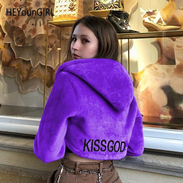 heyoungirl casual fluffy crop teddy bear coat embroidery autumn winter crop faux fur jacket long sleeve purple overcoat warm, Black
heyoungirl casual fluffy crop teddy bear coat embroidery autumn winter crop faux fur jacket long sleeve purple overcoat warm, Black