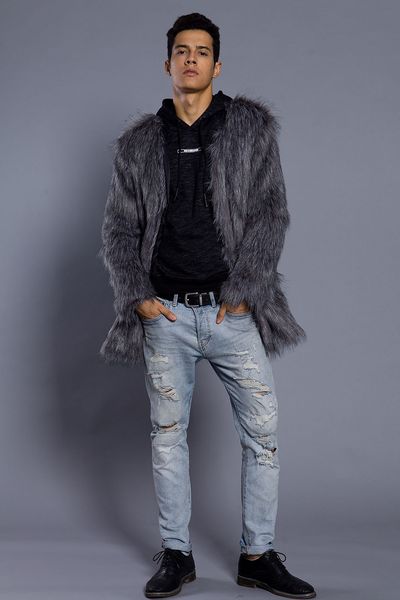 new winter faux fur coat cool men warm coat fashion high-end fox fur coat imitation fur men plus size, Black
new winter faux fur coat cool men warm coat fashion high-end fox fur coat imitation fur men plus size, Black
