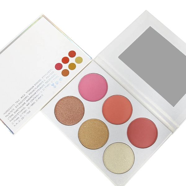 no logo 6 color pressed powder blusher highlighter makeup blush palette glow contour kit face bronzer highlighter make up palette
no logo 6 color pressed powder blusher highlighter makeup blush palette glow contour kit face bronzer highlighter make up palette