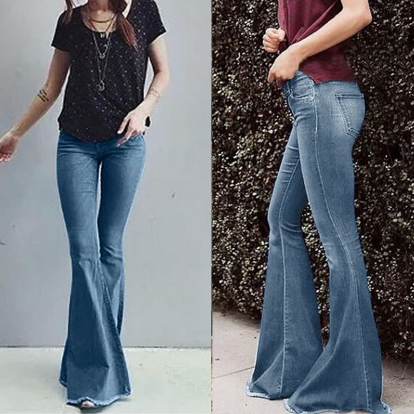 2019 ladies blue low waist flare jeans boyfriend jeans for women denim skinny woman's female wide leg plus size#g4
2019 ladies blue low waist flare jeans boyfriend jeans for women denim skinny woman's female wide leg plus size#g4