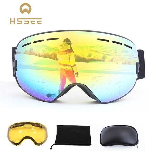 hssee brand ski goggles double layers uv400 windproof anti-fog big ski mask glasses skiing snow snowboard goggles fj040
hssee brand ski goggles double layers uv400 windproof anti-fog big ski mask glasses skiing snow snowboard goggles fj040