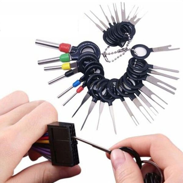 26-41pcs automotive car plug terminal remove tool set key pin car electrical wire crimp connector extractor kit accessories
26-41pcs automotive car plug terminal remove tool set key pin car electrical wire crimp connector extractor kit accessories