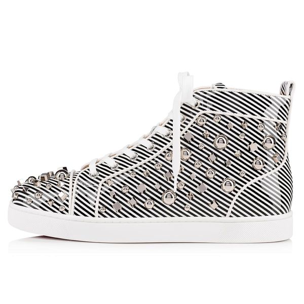 2019 rivets men shoes boots high-casuals shoes spike sneakers outdoors flats leather rivets homme men shoes outdoors flats, Black
2019 rivets men shoes boots high-casuals shoes spike sneakers outdoors flats leather rivets homme men shoes outdoors flats, Black