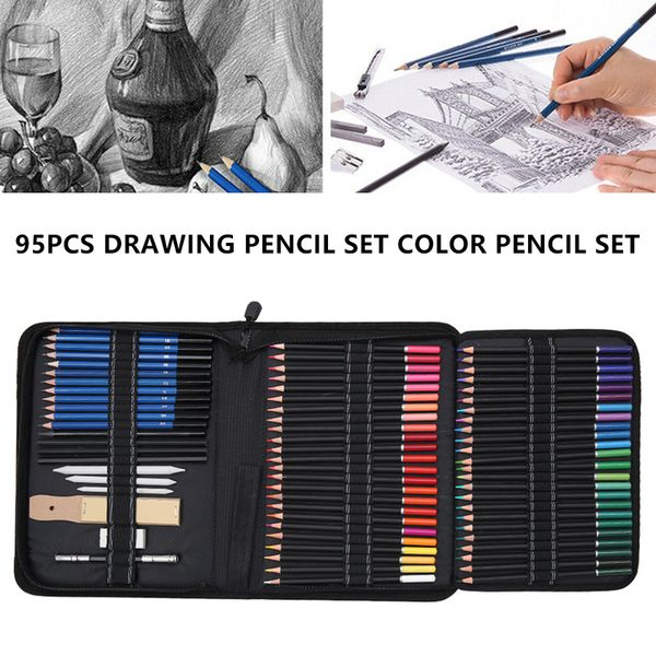 95 colors sketch pencil set artist painting sketching wood drawing pen beginner student professional full sets art supplies
95 colors sketch pencil set artist painting sketching wood drawing pen beginner student professional full sets art supplies