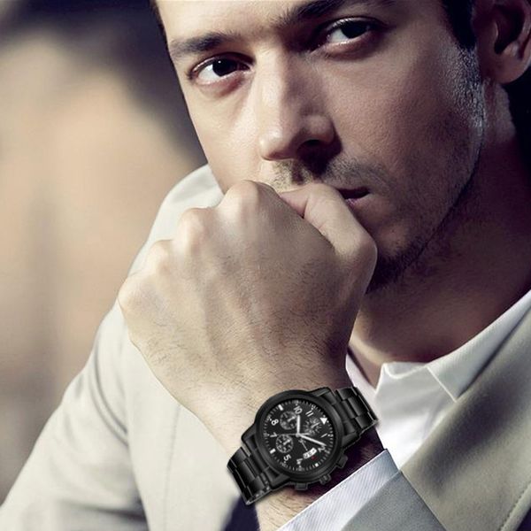 fashion casual mens watches business stainless steel quartz analog date men clock wrist watch sport watches gifts reloj hombre, Slivery;brown
fashion casual mens watches business stainless steel quartz analog date men clock wrist watch sport watches gifts reloj hombre, Slivery;brown