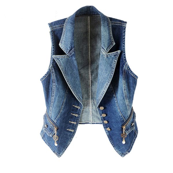 spring sleeveless women denim vests plus size 4xl fashion casual suit collar female waistcoats denim short jackets female, Black;white
spring sleeveless women denim vests plus size 4xl fashion casual suit collar female waistcoats denim short jackets female, Black;white