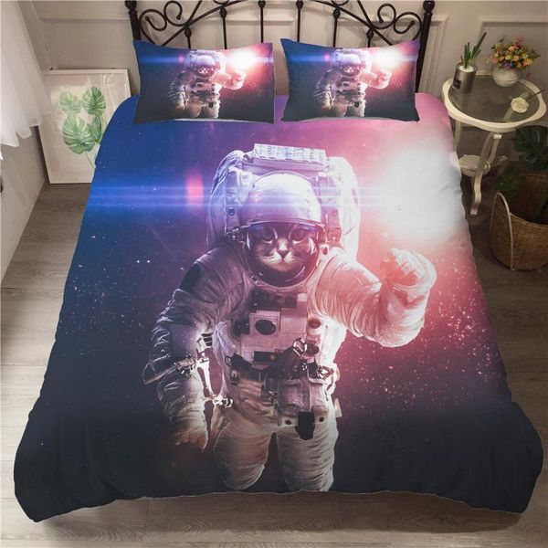 3d comforter set bedding duvet cover cat spaceman bed clothes for child with pillowcase king size
3d comforter set bedding duvet cover cat spaceman bed clothes for child with pillowcase king size