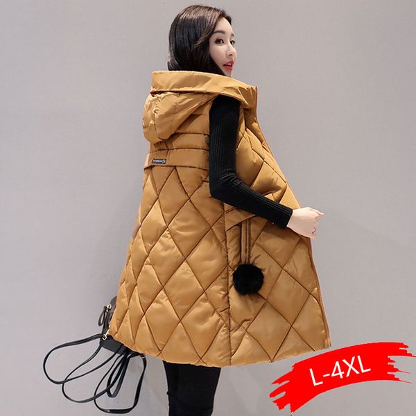 autumn winter vest women waistcoat 2019 new fashion female sleeveless jacket hooded warm long vest cotton feminino plus size, Black;white
autumn winter vest women waistcoat 2019 new fashion female sleeveless jacket hooded warm long vest cotton feminino plus size, Black;white