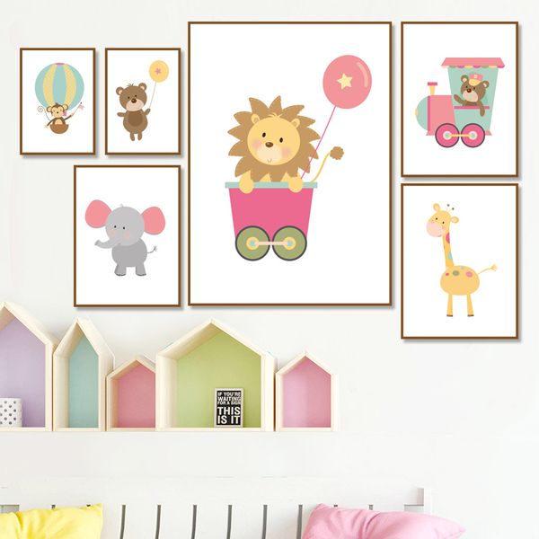 cartoon elephant bear lion giraffe wall art print canvas painting nordic canvas posters and prints wall pictures for kids room
cartoon elephant bear lion giraffe wall art print canvas painting nordic canvas posters and prints wall pictures for kids room