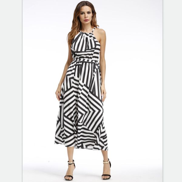 maxi summer long dress new fashion women boho striped sleeveless beach style strap sundress vestidos for female bigsweety, Black;gray
maxi summer long dress new fashion women boho striped sleeveless beach style strap sundress vestidos for female bigsweety, Black;gray
