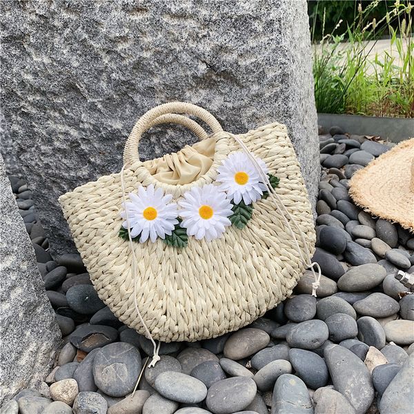 summer new portable straw daisy handbags small fresh and lovely seaside holiday large capacity hand-woven slanting shoulder bag
summer new portable straw daisy handbags small fresh and lovely seaside holiday large capacity hand-woven slanting shoulder bag