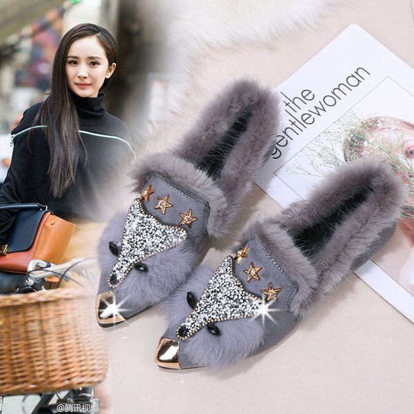 2019 winter new design beautiful shoes women fashion women's flat heel shoes beading decoration 2 colors size 35 to 40, Black
2019 winter new design beautiful shoes women fashion women's flat heel shoes beading decoration 2 colors size 35 to 40, Black
