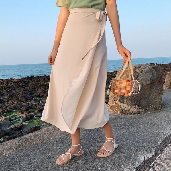chiffon elegant lace up midi skirt women solid high waist one piece sweet skirts female 2020 spring summer retro ladies bottoms, Black
chiffon elegant lace up midi skirt women solid high waist one piece sweet skirts female 2020 spring summer retro ladies bottoms, Black