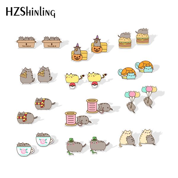 2020 new gray cat acrylic earring silver funny cats resin earring epoxy shrink dinks earrings gilfts, Golden;silver
2020 new gray cat acrylic earring silver funny cats resin earring epoxy shrink dinks earrings gilfts, Golden;silver