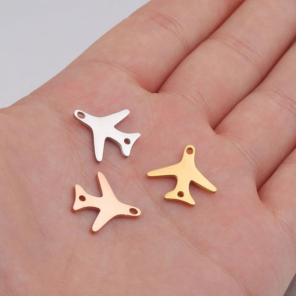 plane aircraft connector mirror polished stainless steel charms for jewelry making diy bracelet necklace metal charm accessories, Bronze;silver
plane aircraft connector mirror polished stainless steel charms for jewelry making diy bracelet necklace metal charm accessories, Bronze;silver