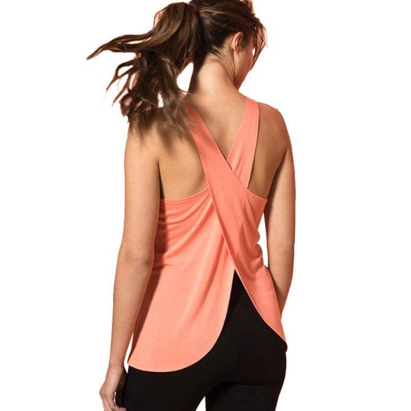 women casual cross back yoga shirt sleeveless workout sports vest solid vest, Black;blue
women casual cross back yoga shirt sleeveless workout sports vest solid vest, Black;blue