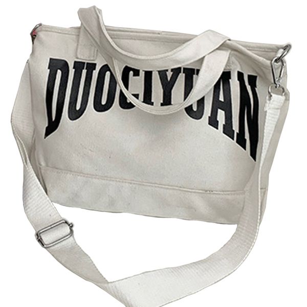 fashion casual letter ladies basic canvas bag ladies simple shoulder bag messenger white
fashion casual letter ladies basic canvas bag ladies simple shoulder bag messenger white