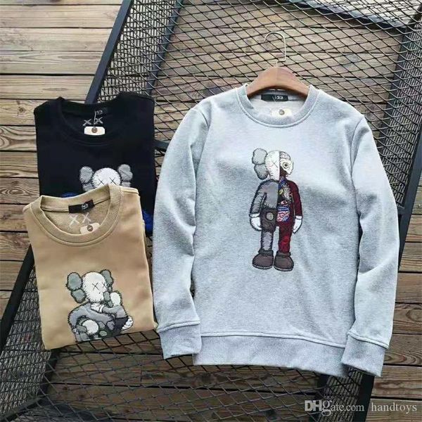 2019 cartoon kaws crewneck cotton sweaters hip hop skateboard sweaters men women fashion casual coat 29539, Black
2019 cartoon kaws crewneck cotton sweaters hip hop skateboard sweaters men women fashion casual coat 29539, Black