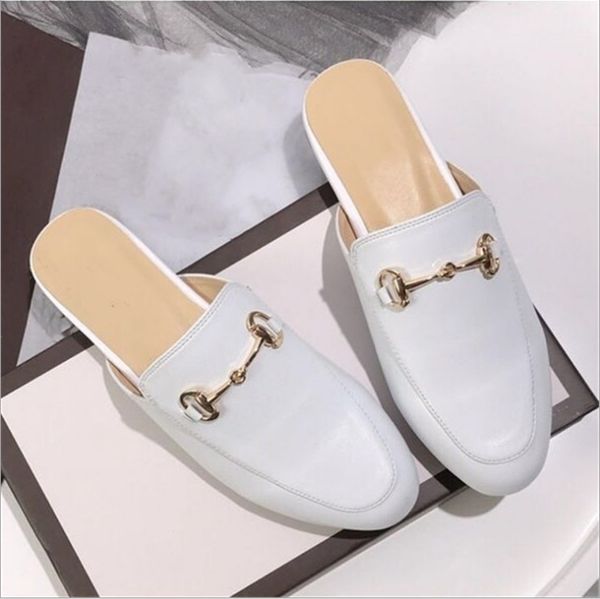 brand mules princetown women slippers mules flats genuine leather fashion metal chain ladies casual shoes size 34 - 41, Black
brand mules princetown women slippers mules flats genuine leather fashion metal chain ladies casual shoes size 34 - 41, Black