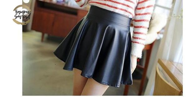1pcs/lot shipping european style woman fashion faux leather skirt pleated short mini skirt 4size 4color, Black
1pcs/lot shipping european style woman fashion faux leather skirt pleated short mini skirt 4size 4color, Black