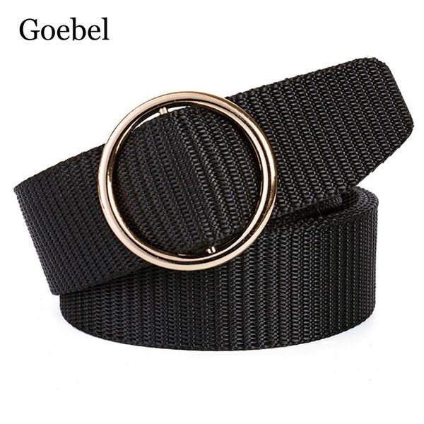 simple wild round buckle belt canvas male student pants belt fashion ladies decorative thin female, Black;brown
simple wild round buckle belt canvas male student pants belt fashion ladies decorative thin female, Black;brown