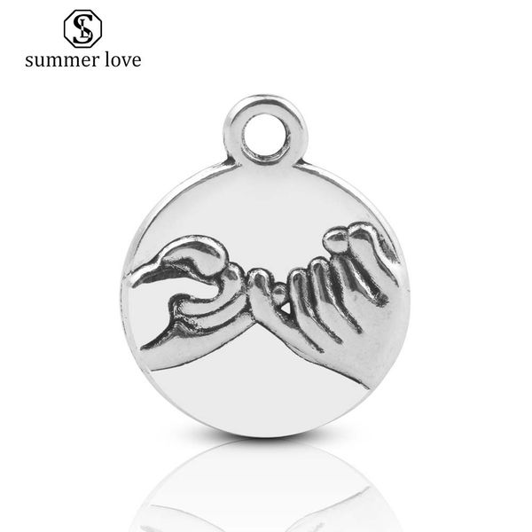 retro silver round father & son fist hand pendant for bracelet necklace lovely small family charm for diy jewelry making 2019, Bronze;silver
retro silver round father & son fist hand pendant for bracelet necklace lovely small family charm for diy jewelry making 2019, Bronze;silver