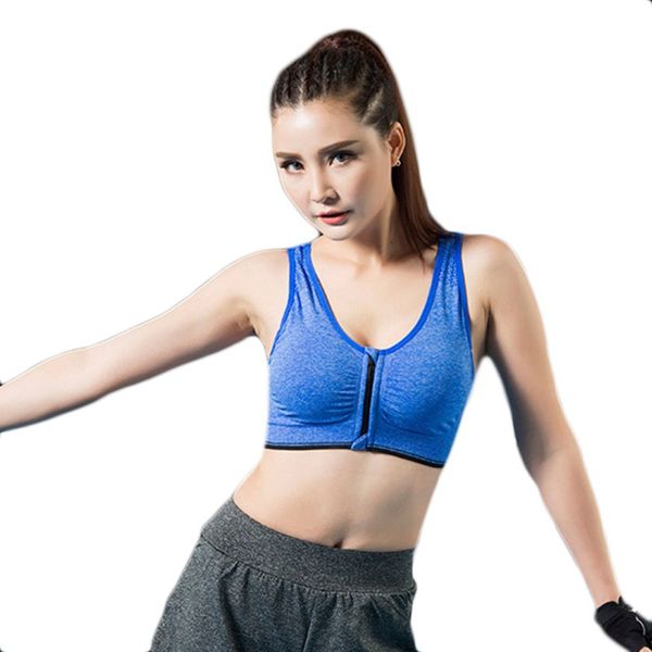 sports yoga bra front zipper women fitness push up gym running shockproof padded tank workout fast dry vest, White;black
sports yoga bra front zipper women fitness push up gym running shockproof padded tank workout fast dry vest, White;black