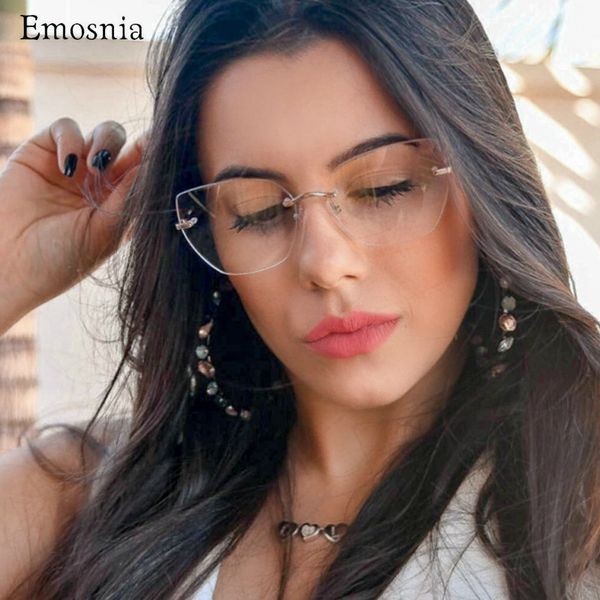 fashion cat eye glasses frames women retro rimless eyeglasses black clear lens metal fake ladies glasses gafas oculos eyewear
fashion cat eye glasses frames women retro rimless eyeglasses black clear lens metal fake ladies glasses gafas oculos eyewear