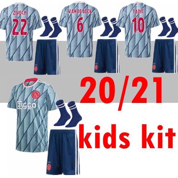 20 21 ajax kids kit away soccer jersey promes ajax men amsterdam van de beek 2020 2021 tadic ziyech football shirt sets uniform with socks, Black;yellow
20 21 ajax kids kit away soccer jersey promes ajax men amsterdam van de beek 2020 2021 tadic ziyech football shirt sets uniform with socks, Black;yellow
