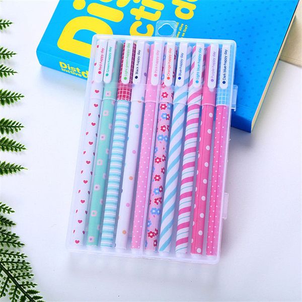 kawaii gel pencils 6/10 pcs colored ink pens set cute 0.38mm mini writing canetas for boy girl office school stationery supplies
kawaii gel pencils 6/10 pcs colored ink pens set cute 0.38mm mini writing canetas for boy girl office school stationery supplies