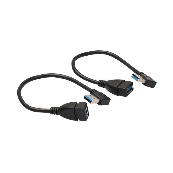 2pack 6 inch superspeed usb 3.0 angle male to female extension cable -2packs each of left angle and right angle,20cm
2pack 6 inch superspeed usb 3.0 angle male to female extension cable -2packs each of left angle and right angle,20cm