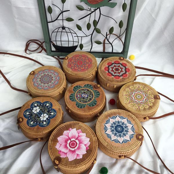 vintage literary flower petals woven women's shoulder bags bali handmade round shoulder crossbody bags women bohemian beach bag
vintage literary flower petals woven women's shoulder bags bali handmade round shoulder crossbody bags women bohemian beach bag