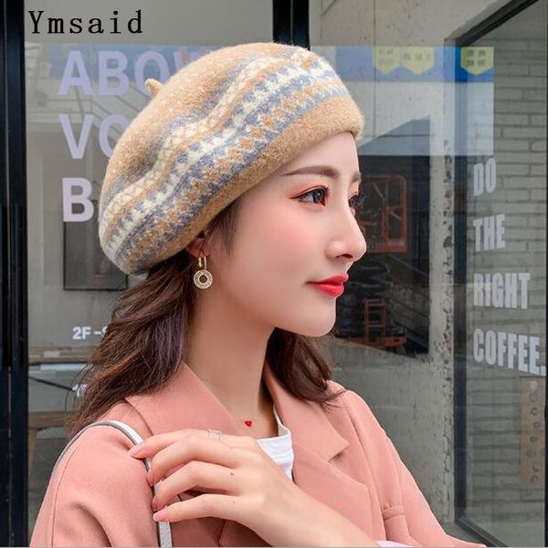 2019 new winter women's french style wool knitted beret hats women fashion warm painter berets hat female beanies cap 11.11, Blue;gray
2019 new winter women's french style wool knitted beret hats women fashion warm painter berets hat female beanies cap 11.11, Blue;gray