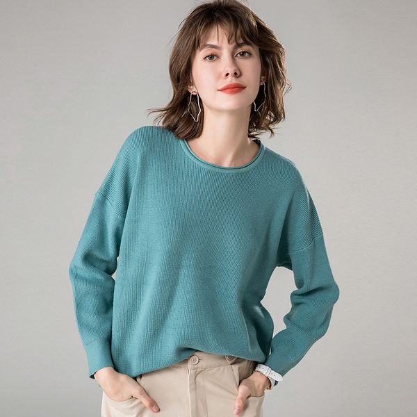 2020 autumn o-neck oversized wool knitted pull winer women white sweater and pullovers femme tricot, White;black
2020 autumn o-neck oversized wool knitted pull winer women white sweater and pullovers femme tricot, White;black