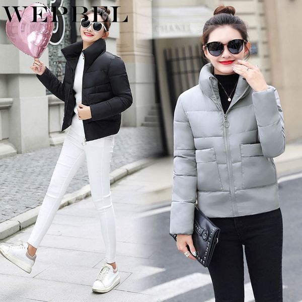 wepbel casual jacket women winter fashion warm thick solid short cotton padded parkas coat stand collar winter jacket women, Black
wepbel casual jacket women winter fashion warm thick solid short cotton padded parkas coat stand collar winter jacket women, Black