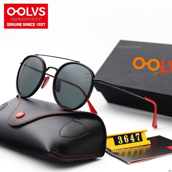 color(7) vintage round sunglasses color film metal frame glasses rbany sfrb 3647m lens spring leg two-way logo with box ing, White;black
color(7) vintage round sunglasses color film metal frame glasses rbany sfrb 3647m lens spring leg two-way logo with box ing, White;black