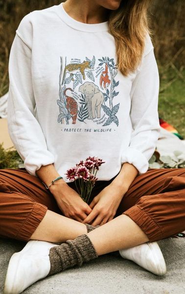 защитить wildlife ботанической таблицы. цветной фуфайка способ женщин битник унисекс снаряжение гранж графического jumper пуловеры топ, Black
защитить wildlife ботанической таблицы. цветной фуфайка способ женщин битник унисекс снаряжение гранж графического jumper пуловеры топ, Black