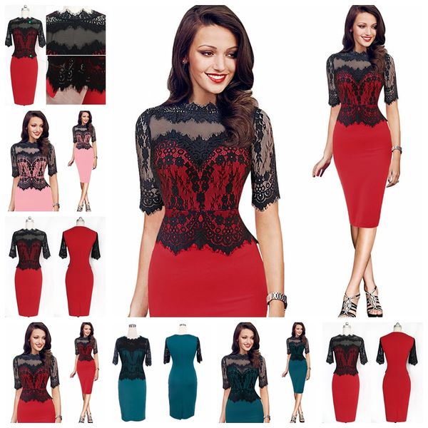 european fashion solid color half sleeve perspective lace dress skirt collar pencil skirt dress support mixed batch, Black;gray
european fashion solid color half sleeve perspective lace dress skirt collar pencil skirt dress support mixed batch, Black;gray