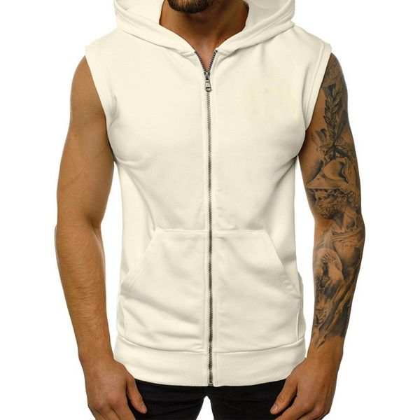 pockets hooded vest men fitness hoodies tank sleeveless tee shirt male workout zipper waistcoat solid undershirt sportswear, Black;white
pockets hooded vest men fitness hoodies tank sleeveless tee shirt male workout zipper waistcoat solid undershirt sportswear, Black;white