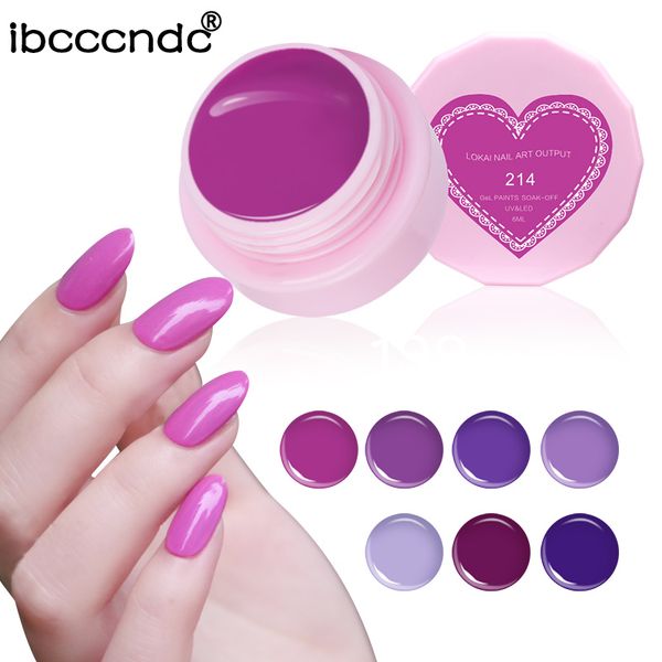 nail gel 6mlgel polish uv painting art design lacquer led primer semi varnish for nails stamping purple series pegamento, Red;pink
nail gel 6mlgel polish uv painting art design lacquer led primer semi varnish for nails stamping purple series pegamento, Red;pink