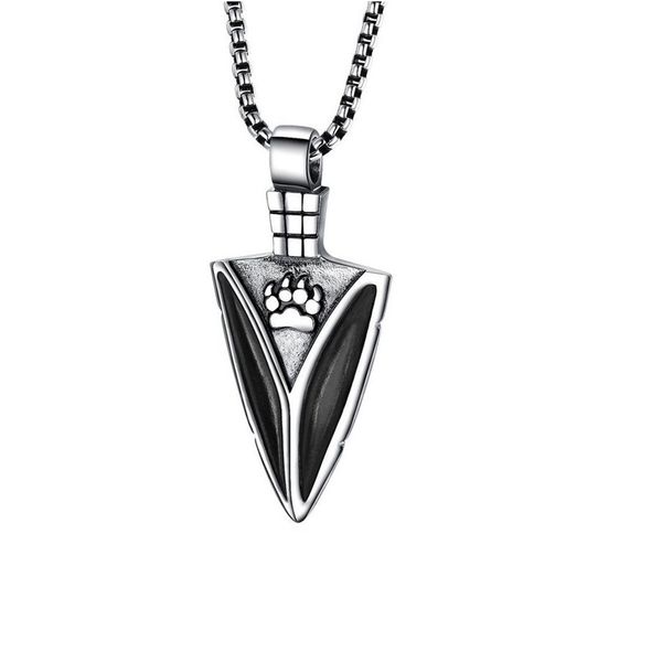 new hip hop jewelry tide men charm necklace fashion snake chain stainless steel punk spearhead pendant silver necklaces for men gift
new hip hop jewelry tide men charm necklace fashion snake chain stainless steel punk spearhead pendant silver necklaces for men gift