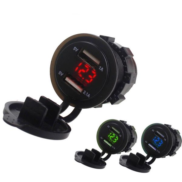 12-24v motorcycle usb charger auto truck waterproof led car dual usb socket charger power adapter outlet power dropshipping
12-24v motorcycle usb charger auto truck waterproof led car dual usb socket charger power adapter outlet power dropshipping