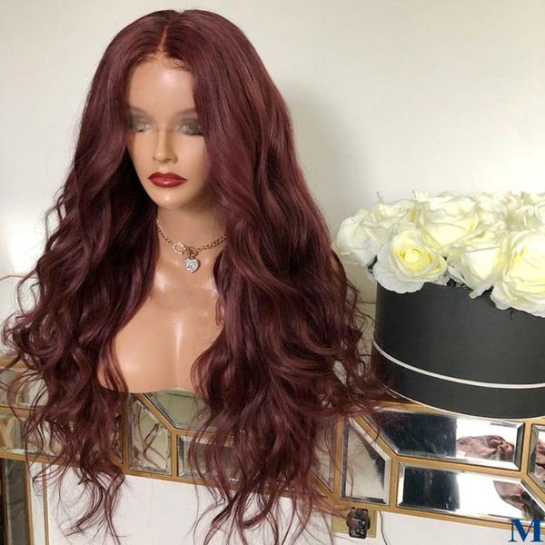 body wave 99j human hair 13x6 lace front wigs preplucked hairline glueless full lace burgundy remy brazilian 180density wigs, Black;brown
body wave 99j human hair 13x6 lace front wigs preplucked hairline glueless full lace burgundy remy brazilian 180density wigs, Black;brown