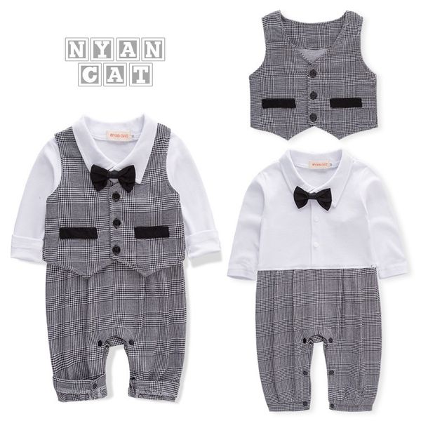 осень infant детской костюм мальчик джентльмен с длинными рукавами комбинезон плед жилет 2 шт childrenswear, White
осень infant детской костюм мальчик джентльмен с длинными рукавами комбинезон плед жилет 2 шт childrenswear, White