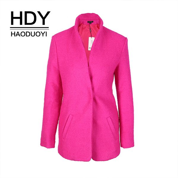 hdy haoduoyi winter fashion solid color imitation wool jacket style one buckle pocket long sleeve casual thick plush coat, Black
hdy haoduoyi winter fashion solid color imitation wool jacket style one buckle pocket long sleeve casual thick plush coat, Black
