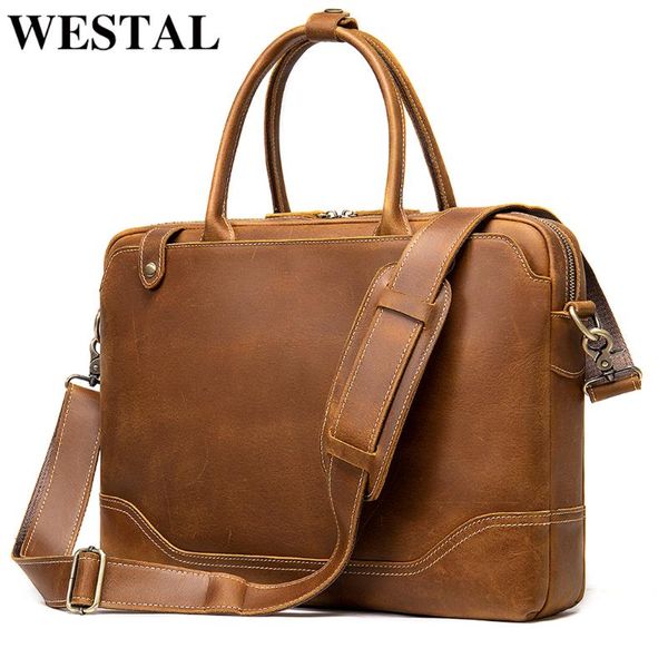 westal men's briefcase bag men's genuine leather office bag for men leather lapmen briefcase handbag porte document 7375
westal men's briefcase bag men's genuine leather office bag for men leather lapmen briefcase handbag porte document 7375