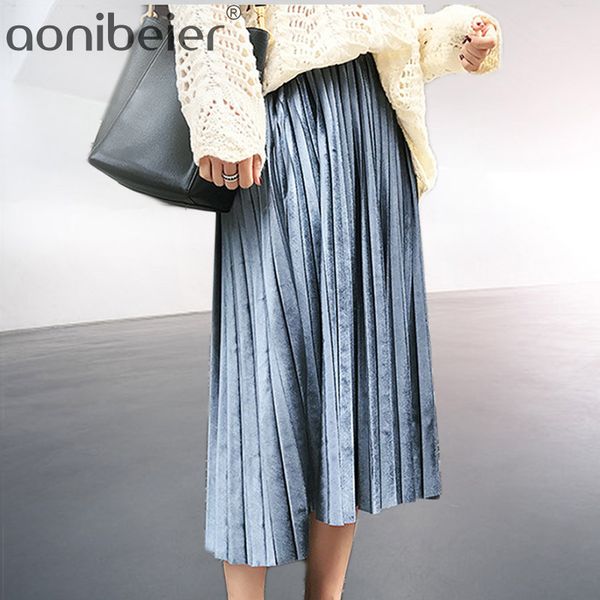 aonibeier skirts women autumn summer style women's high waist pleated fashion solid girl length skirt breathble ankle length, Black
aonibeier skirts women autumn summer style women's high waist pleated fashion solid girl length skirt breathble ankle length, Black