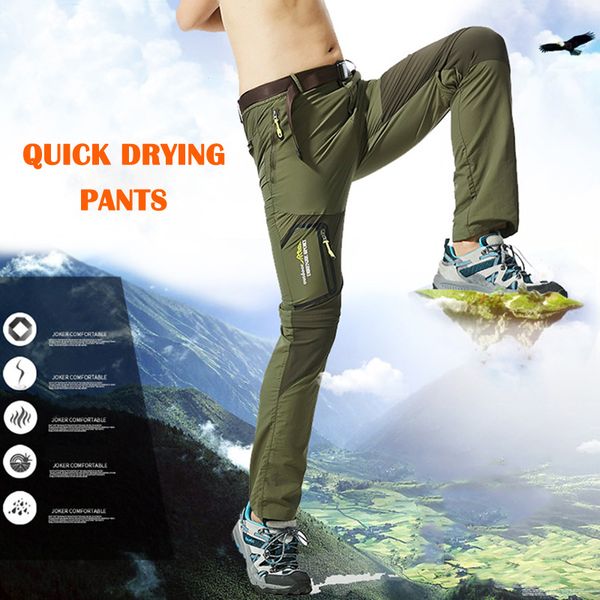 2019 men zip off pants quick drying trousers for outdoor summer climbing hiking fg66, Black;green
2019 men zip off pants quick drying trousers for outdoor summer climbing hiking fg66, Black;green