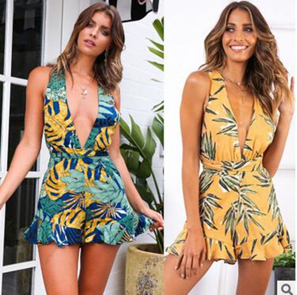 explosion models new women's summer print wrapped chest lace cross straps jumpsuit, Black;white
explosion models new women's summer print wrapped chest lace cross straps jumpsuit, Black;white